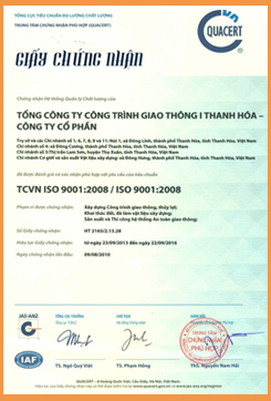 Chứng nhận ISO